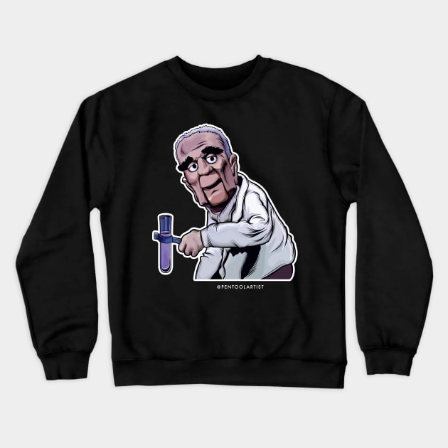 Mad Monster Party Doctor Crewneck Sweatshirt by pentoolarts